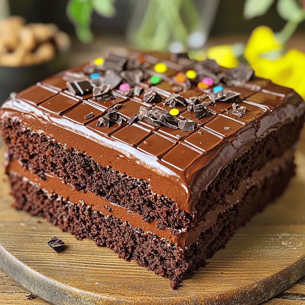 To make a great chocolate grid cake, you need simple and tasty ingredients. The key ingredient is all-purpose flour. It gives the cake its structure. You also need granulated sugar to add sweetness. Unsweetened cocoa powder is a must for that rich chocolate flavor.