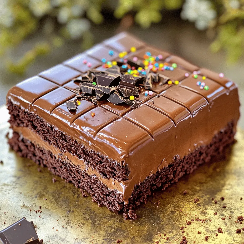 To make a great chocolate grid cake, you need simple and tasty ingredients. The key ingredient is all-purpose flour. It gives the cake its structure. You also need granulated sugar to add sweetness. Unsweetened cocoa powder is a must for that rich chocolate flavor.