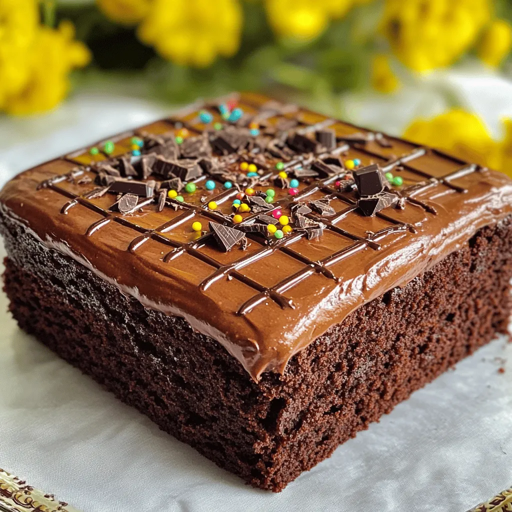 To make a great chocolate grid cake, you need simple and tasty ingredients. The key ingredient is all-purpose flour. It gives the cake its structure. You also need granulated sugar to add sweetness. Unsweetened cocoa powder is a must for that rich chocolate flavor.