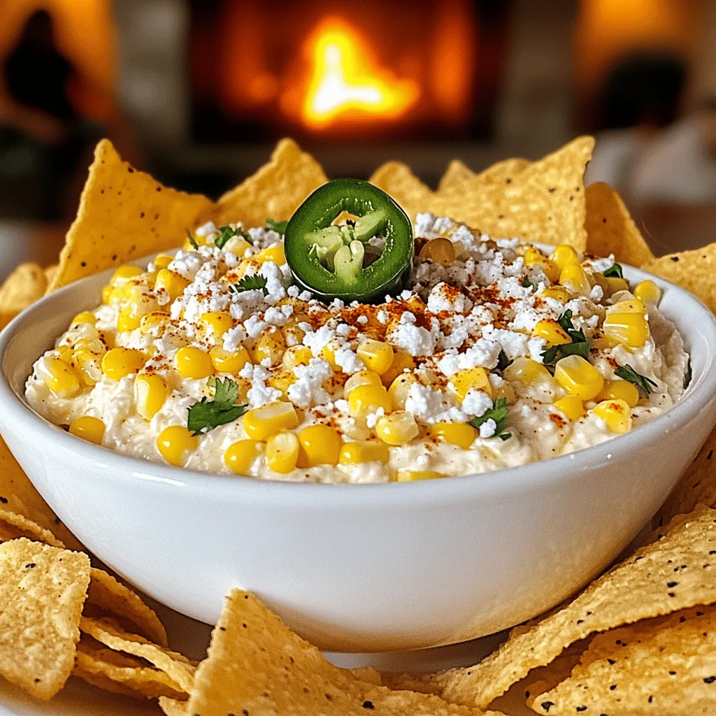 To make Mexican street corn dip, you need fresh and tasty ingredients. The base ingredients are the heart of the dip.