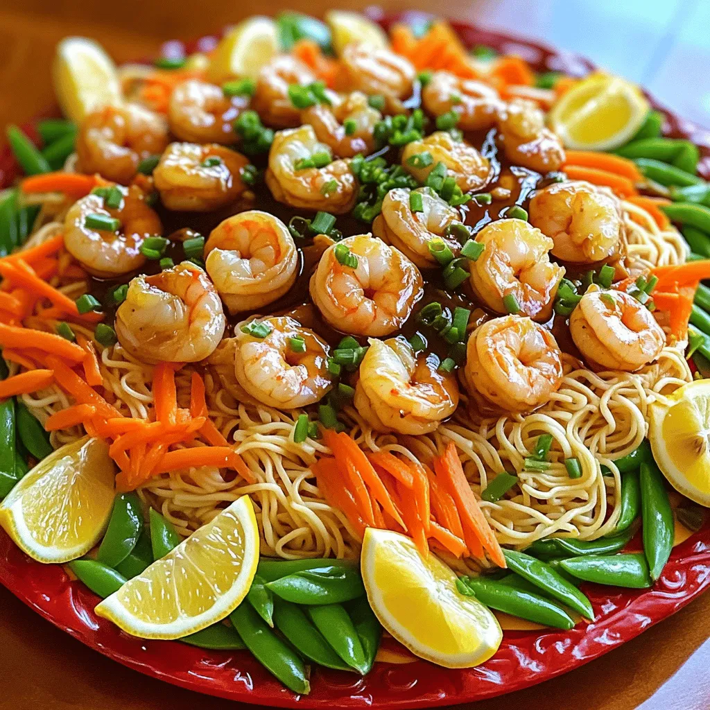 Pancit Canton is a tasty stir-fry noodle dish from the Philippines. It features thick egg noodles, fresh veggies, and proteins like shrimp or chicken. This dish is a mainstay in Filipino cuisine, often served at parties and family gatherings.