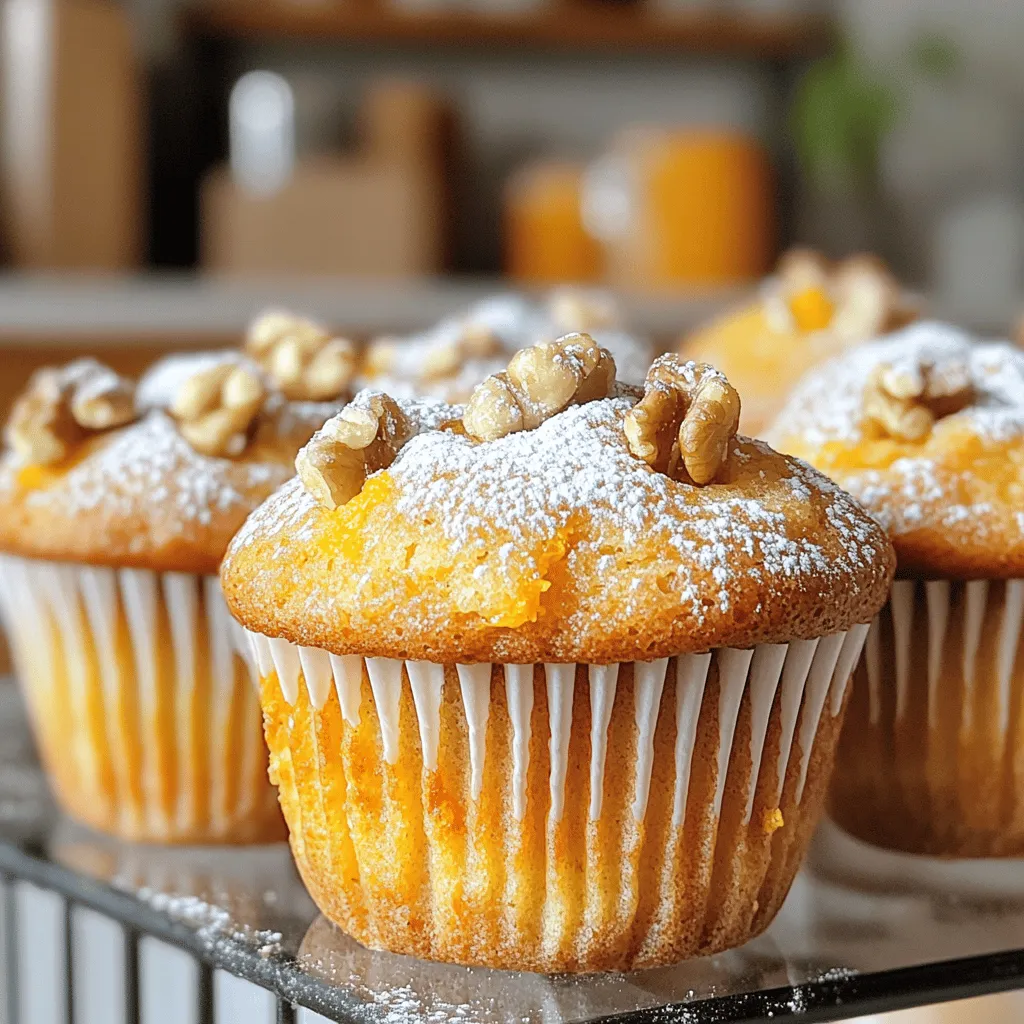 To make the best carrot cake muffins, you need some basic ingredients. The main ones are flour, sugar, eggs, and carrots. I recommend using both all-purpose and whole wheat flour. This mix gives the muffins a rich taste and texture. Sugar adds sweetness, while the eggs help bind everything together.
