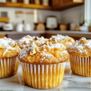 To make the best carrot cake muffins, you need some basic ingredients. The main ones are flour, sugar, eggs, and carrots. I recommend using both all-purpose and whole wheat flour. This mix gives the muffins a rich taste and texture. Sugar adds sweetness, while the eggs help bind everything together.