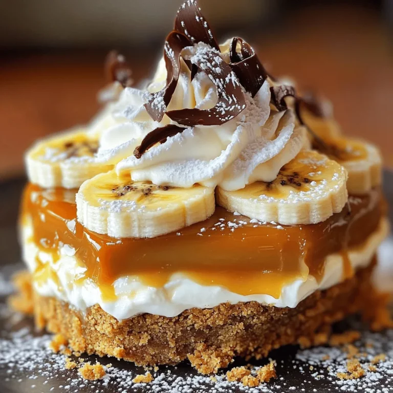 Banoffee pie is a delight that combines sweet and creamy flavors. The key ingredients in a traditional banoffee pie include digestive biscuits, unsalted butter, sweetened condensed milk, bananas, heavy whipping cream, powdered sugar, and vanilla extract. Each element adds a unique taste and texture. The digestive biscuits form the crunchy crust. The butter helps bind the biscuits together. Sweetened condensed milk is cooked to create a rich caramel.