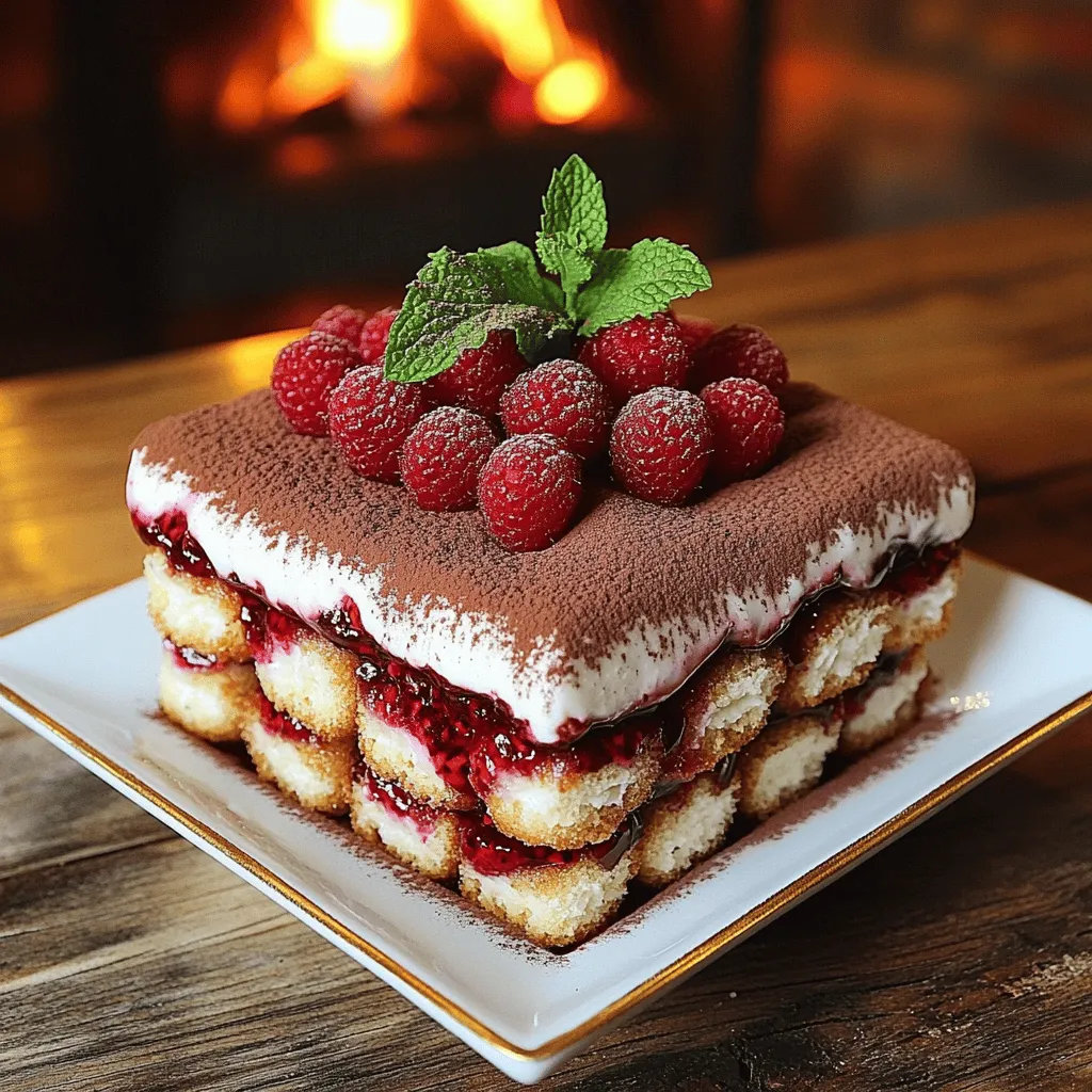To make Tiramisu Framboise, you need tasty and fresh ingredients. Here’s what you’ll need: