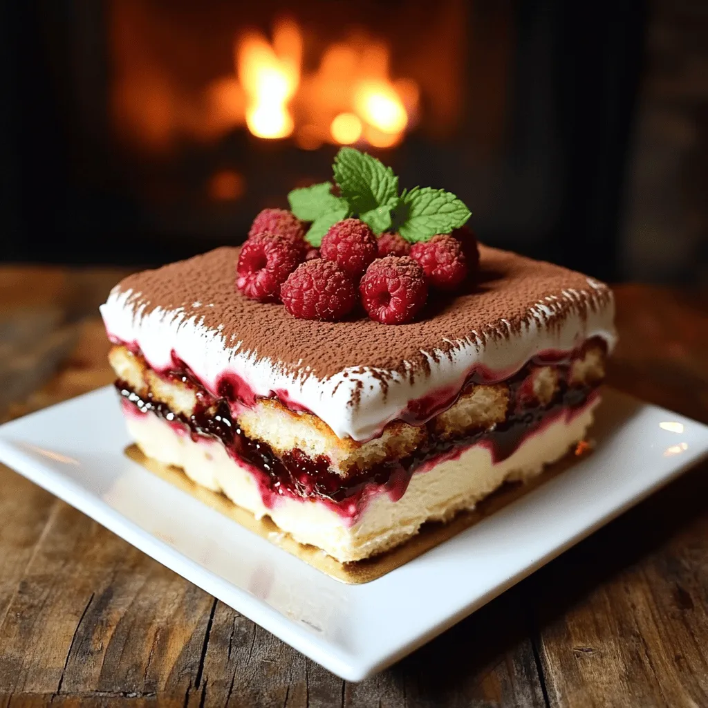 To make Tiramisu Framboise, you need tasty and fresh ingredients. Here’s what you’ll need: