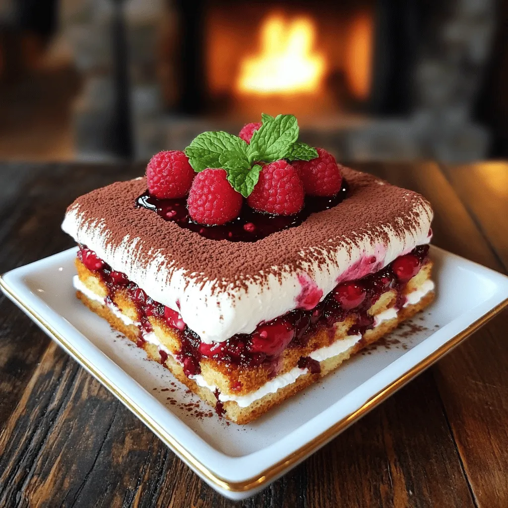 To make Tiramisu Framboise, you need tasty and fresh ingredients. Here’s what you’ll need: