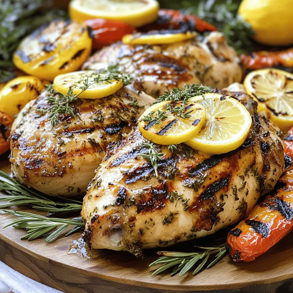 For a tasty lemon grilled chicken recipe, you need a few key ingredients. The first is chicken. I prefer boneless, skinless chicken breasts. They cook evenly and stay moist.