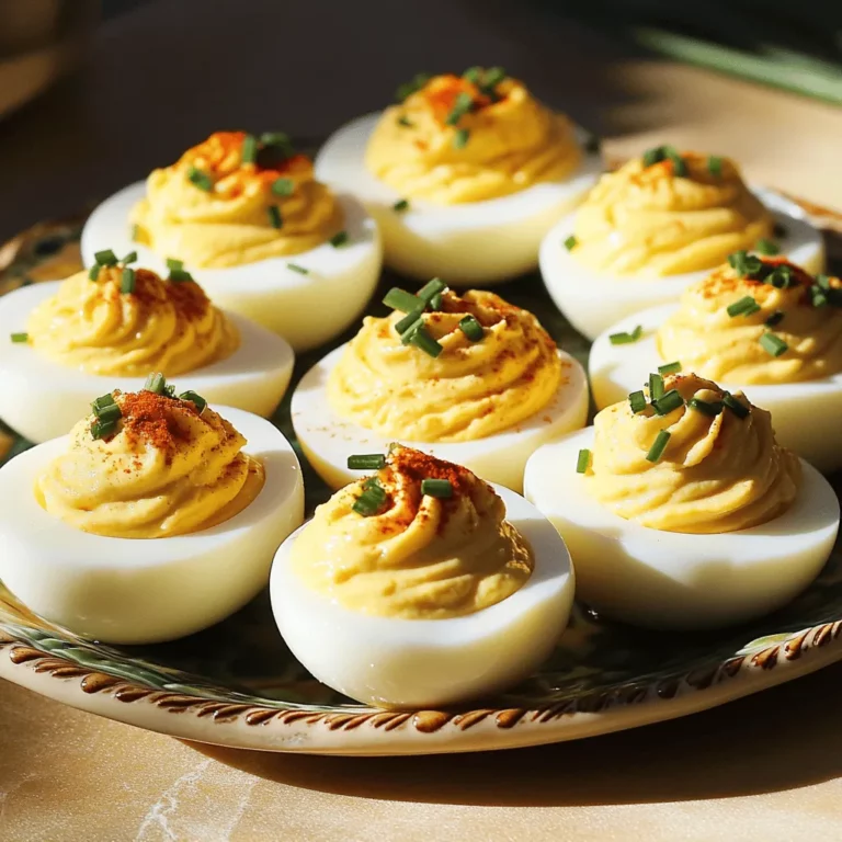 Oprah's Deviled Eggs recipe stands out for its bold and rich flavors. The blend of creamy mayonnaise and tangy Dijon mustard gives a special kick. These eggs shine at every gathering, thanks to their tasty twist.