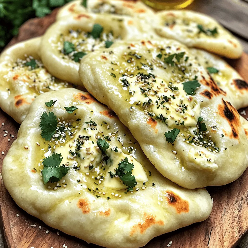 Naan is a soft, flat bread that pairs well with many dishes. To make perfect naan, you need a few key ingredients. The main ingredient is all-purpose flour. It gives naan its soft and chewy texture. You will also need plain yogurt. Yogurt adds moisture and flavor. Warm milk helps to activate the yeast.
