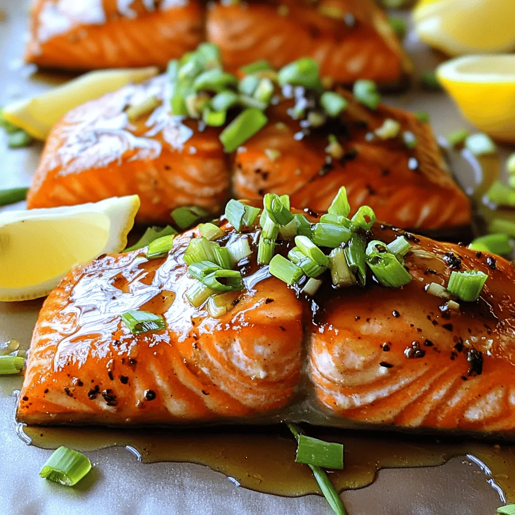 For a great honey garlic salmon recipe, you need a few key ingredients. The main star is the salmon. You will need four salmon fillets, each about six ounces. This gives you enough for four servings.