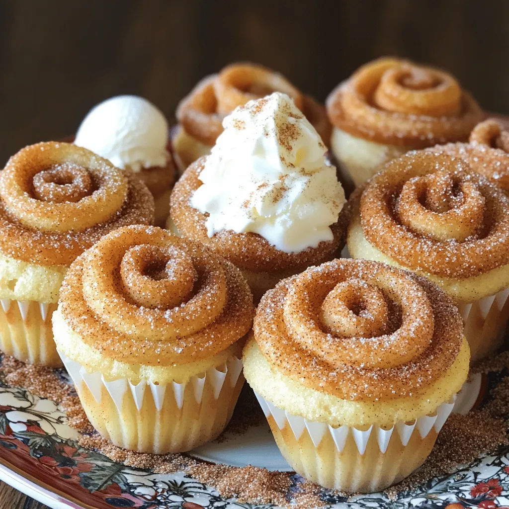 Churro cupcakes are a sweet treat that brings together two favorite desserts: churros and cupcakes. They capture the warm, spicy flavor of churros in a soft cupcake form. This mix of textures and flavors makes them a hit at parties and events.