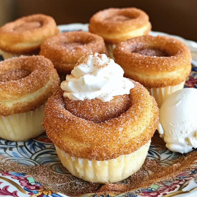 Churro cupcakes are a sweet treat that brings together two favorite desserts: churros and cupcakes. They capture the warm, spicy flavor of churros in a soft cupcake form. This mix of textures and flavors makes them a hit at parties and events.