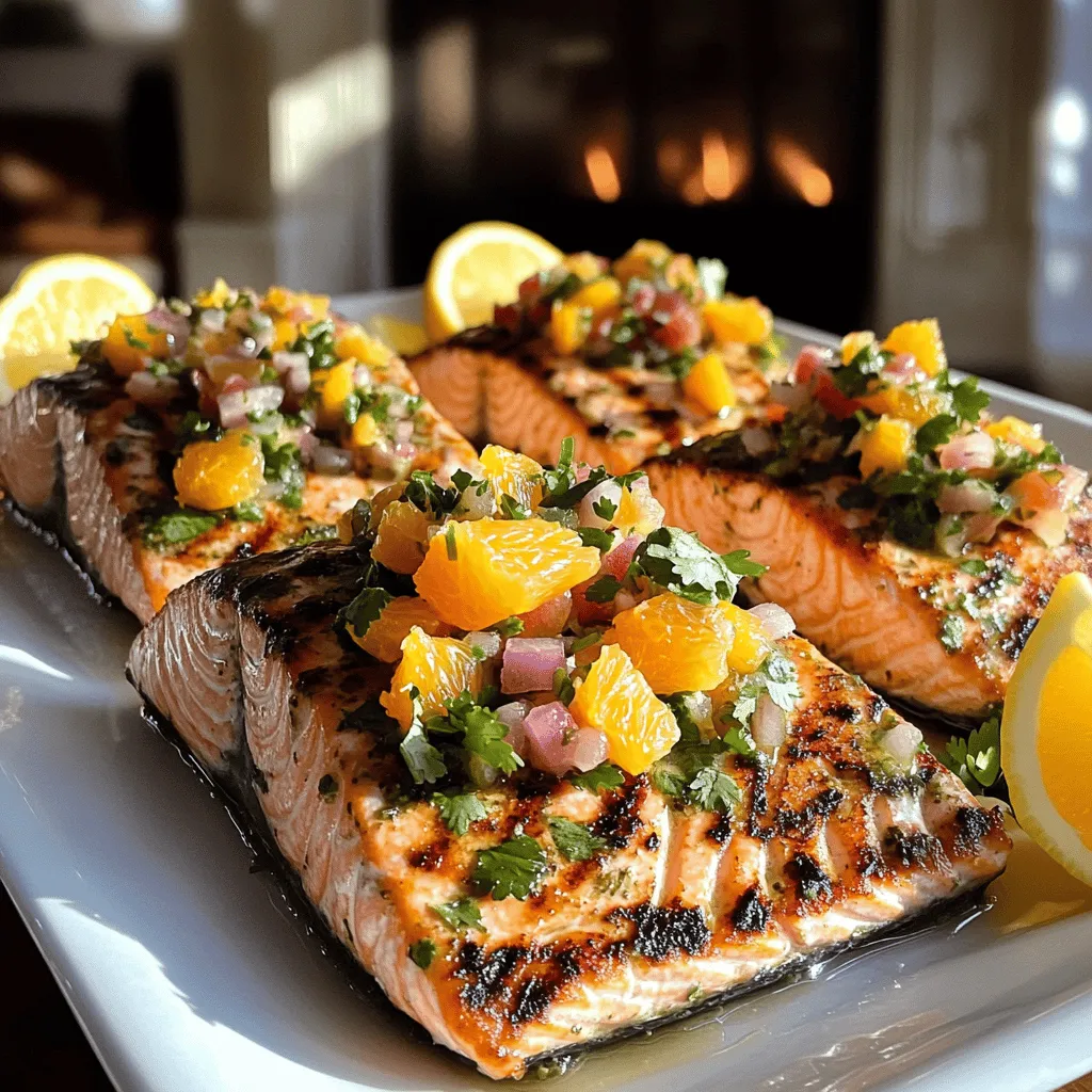 To grill perfect salmon, start by preparing your grill. Clean the grates well to prevent sticking. Light your grill and preheat it to medium-high heat, about 375°F to 400°F. This temperature is ideal for cooking salmon evenly.