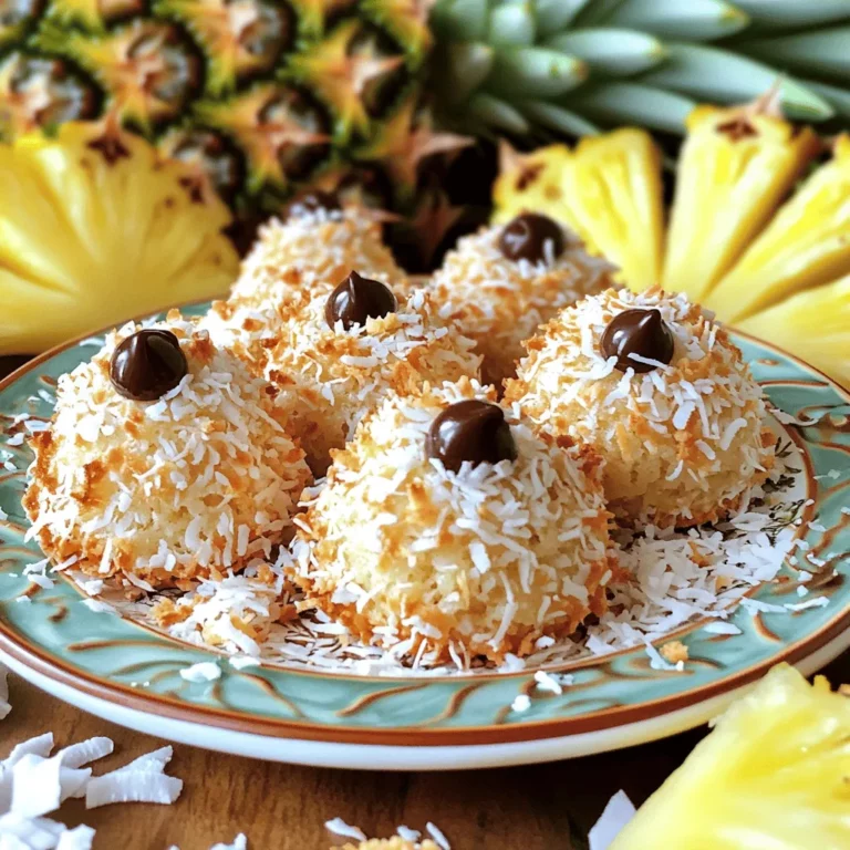 Coconut macaroons are sweet treats made with shredded coconut, egg whites, and sugar. They are chewy and often have a golden top. This recipe is easy and fun to make. You’ll love how simple it is to create these delightful bites.
