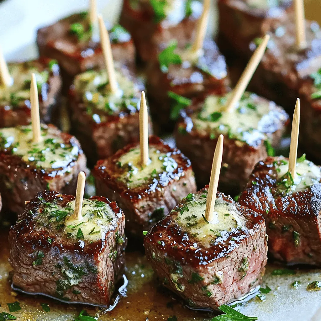 Herb butter steak bites are small pieces of steak cooked with rich herb butter. They are simple to make and full of flavor. I love how quick they are to prepare. You can serve them for a cozy dinner or as a fun appetizer.