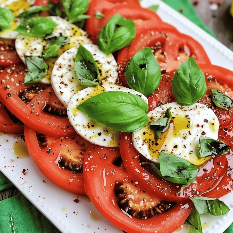 A classic Caprese salad shines with fresh, simple ingredients. For the best caprese salad ingredients, start with tomatoes. I recommend using ripe, juicy tomatoes. Heirloom or vine-ripened tomatoes work well. Their flavor and color make the salad pop.