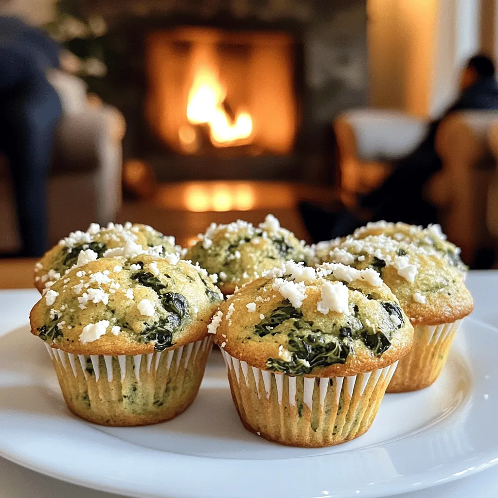To make savory spinach and goat cheese muffins, you need simple ingredients. First, gather your pantry staples. You will need all-purpose flour, baking powder, baking soda, salt, and black pepper. These dry ingredients form the base of your muffins.