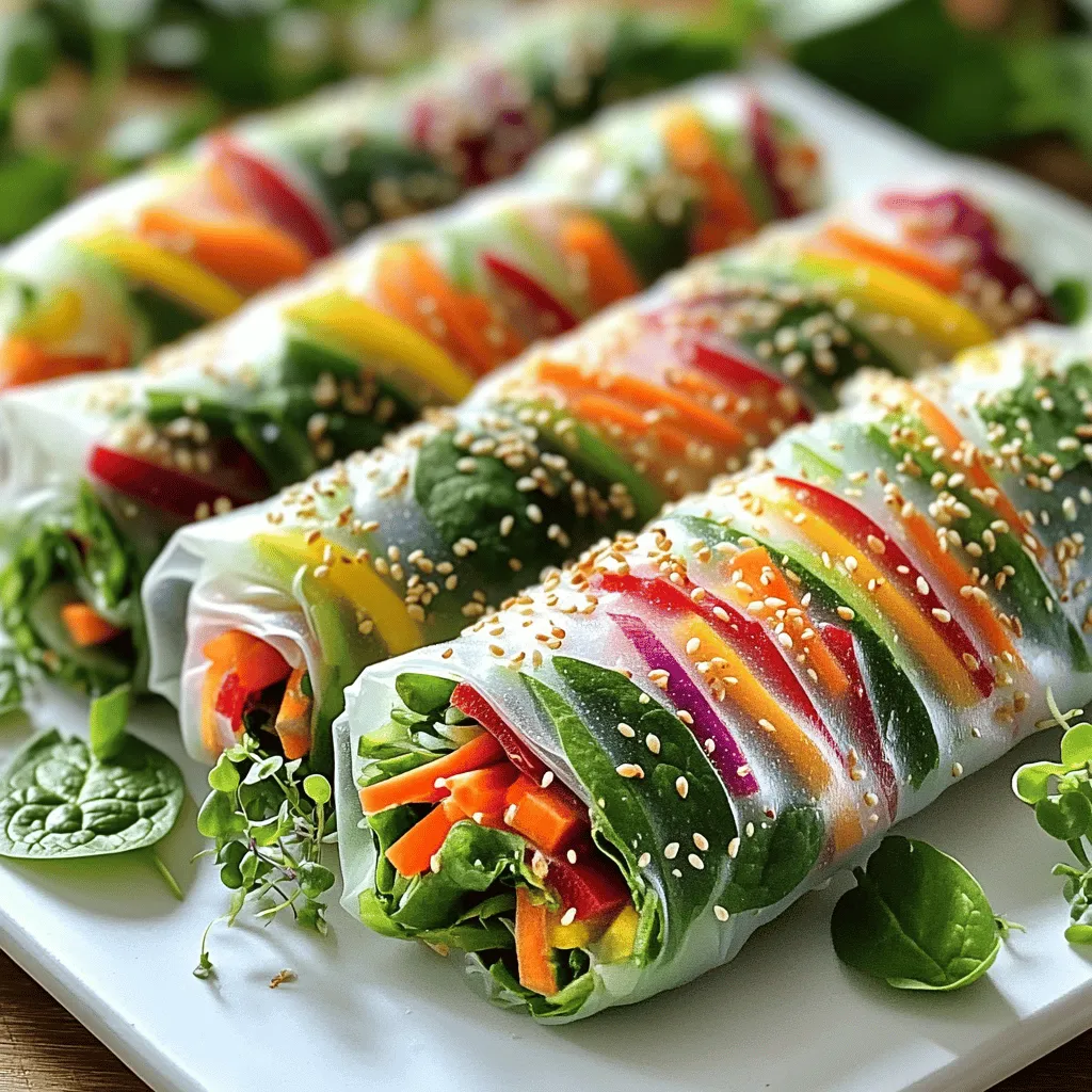 To make great spring rolls, you need simple but fresh ingredients. The main part is the rice paper wrapper. It holds everything together. You can find these in Asian markets or online.