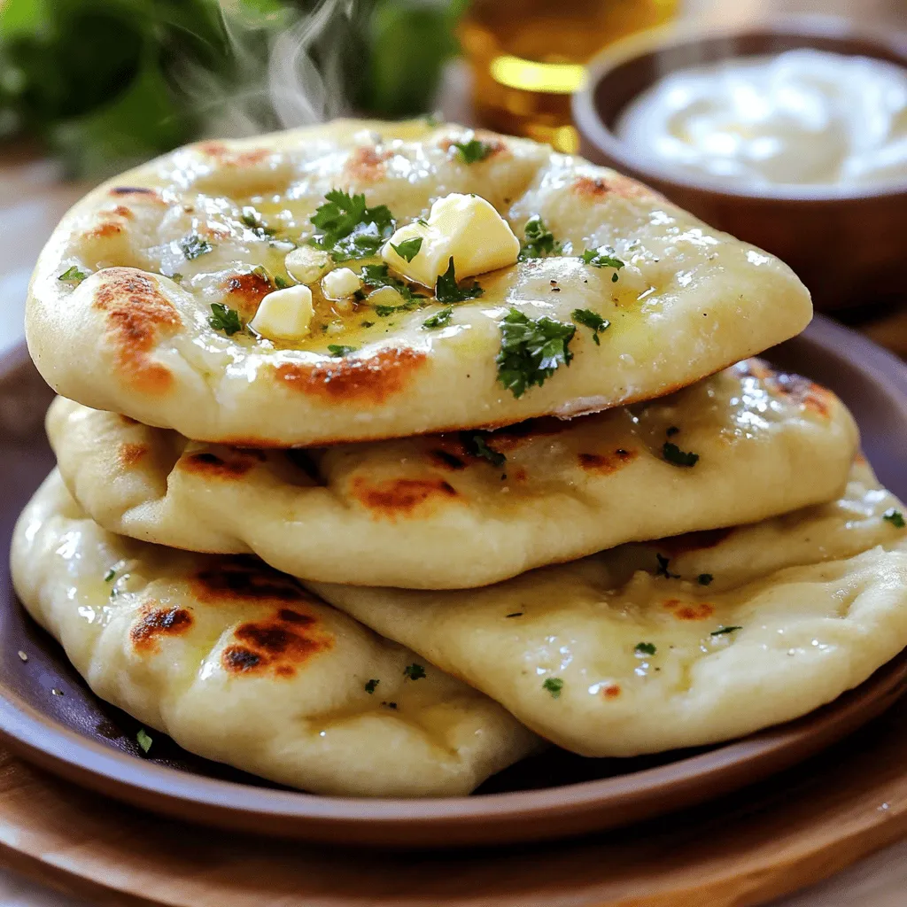 To make Fluffy Garlic Herb Naan, you need a few key ingredients. Each one plays a vital role in the taste and texture.