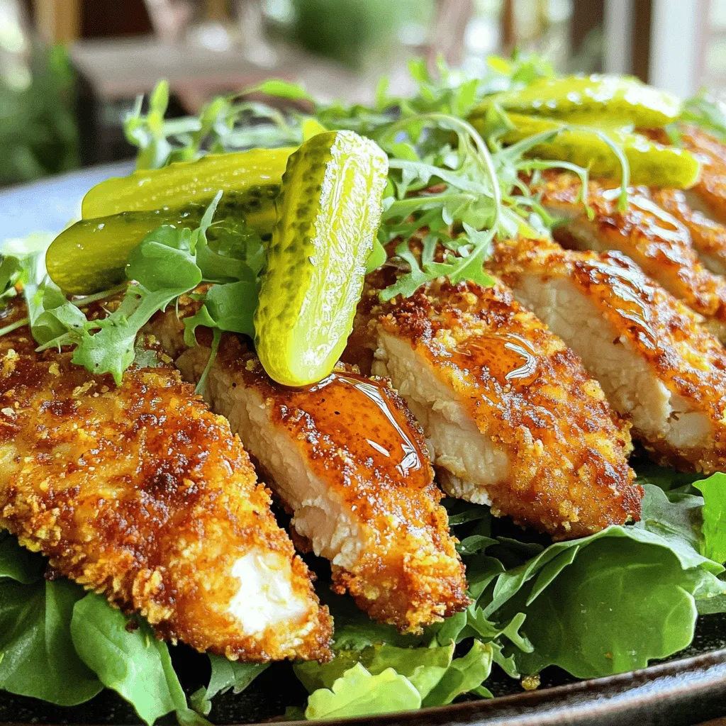 For Nashville Hot Chicken Milanese, you need simple yet bold ingredients. The star is chicken breasts. I recommend using boneless and skinless chicken breasts. They cook evenly and stay juicy.