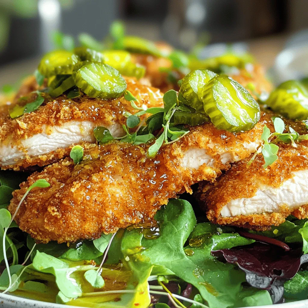 For Nashville Hot Chicken Milanese, you need simple yet bold ingredients. The star is chicken breasts. I recommend using boneless and skinless chicken breasts. They cook evenly and stay juicy.