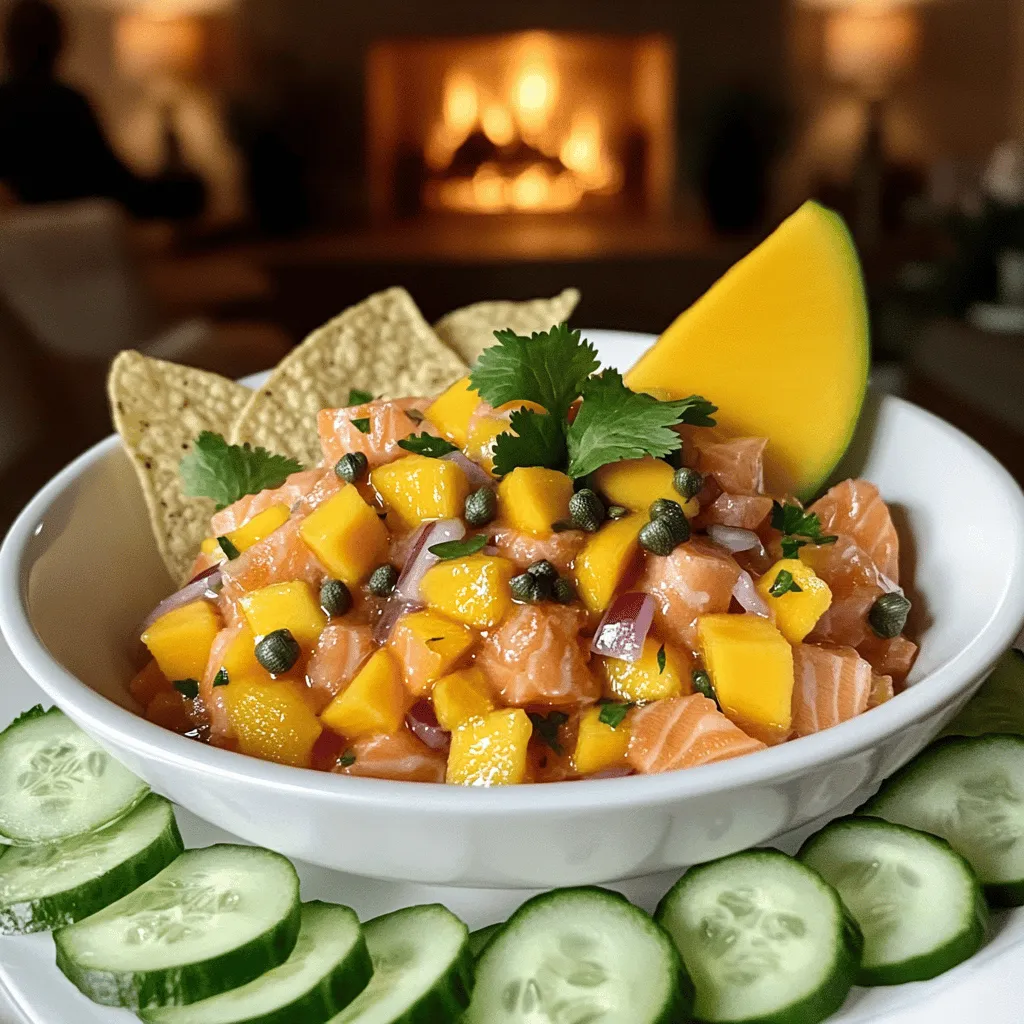 For Tartare de Saumon Mangue, you need simple yet fresh ingredients. The main star is sushi-grade salmon. You want the best fish for tartare. Freshness is key. Salmon should be bright and firm. It should have a clean smell. This ensures a safe and tasty dish.