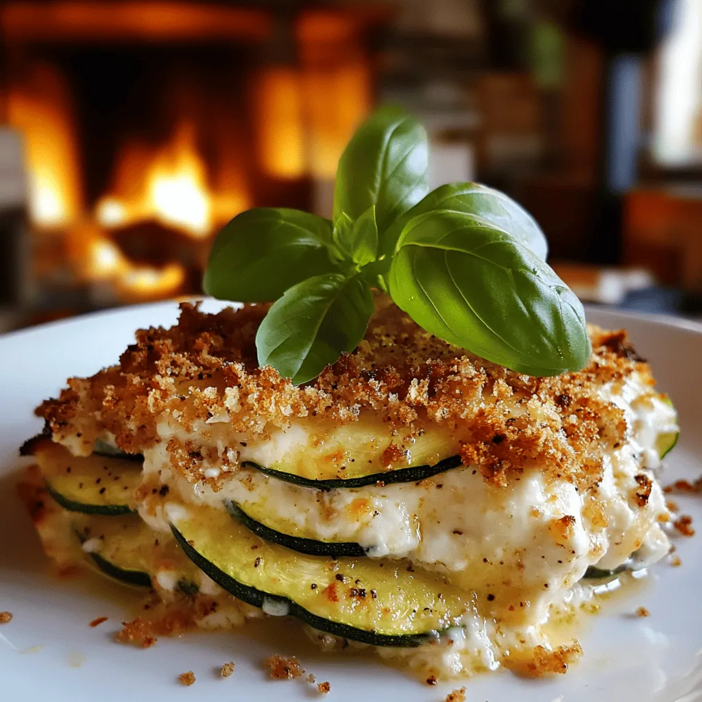 To make gratin de courgettes légers, you need fresh and simple ingredients. Start with three medium zucchinis. Slice them thinly for even cooking. They serve as the base of your dish.