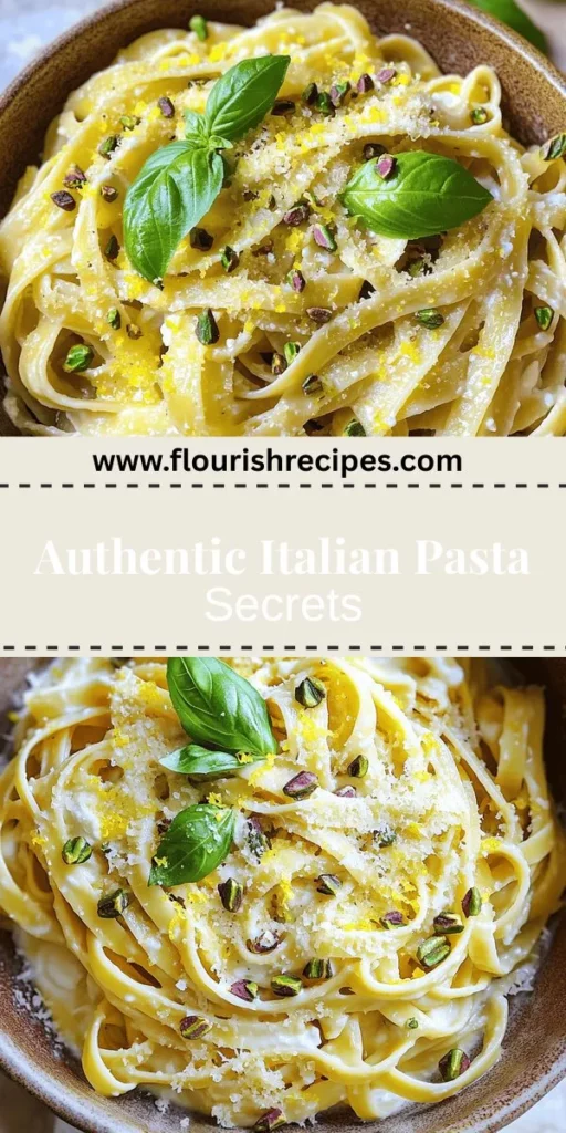 Discover the secrets to authentic Italian pasta with our comprehensive guide! Learn about essential ingredients, cooking techniques, and popular regional dishes that will elevate your cooking game. Embrace Italy's rich culinary culture as you experiment with various sauces and pasta types. Dive into this delicious journey and bring the flavors of Italy right to your kitchen. Click through to uncover mouthwatering recipes that will impress your family and friends!