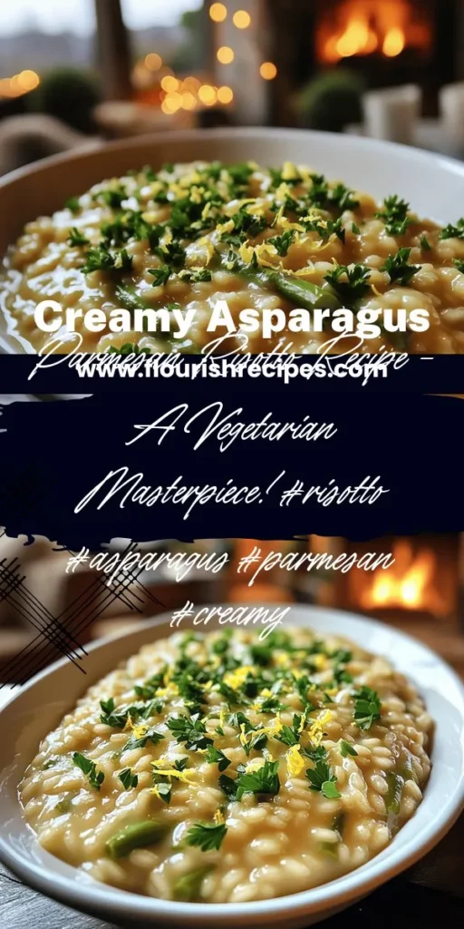 Indulge in the creamy goodness of Risotto Asperges Parmesan, a dish that's both simple and elegant. This vegetarian delight combines tender asparagus and rich parmesan, making it perfect for any occasion. Discover essential ingredients, step-by-step cooking tips, and creative variations to elevate your meal. Don't miss out on mastering this comforting recipe; click through to explore the full guide and impress your dinner guests with this culinary masterpiece!