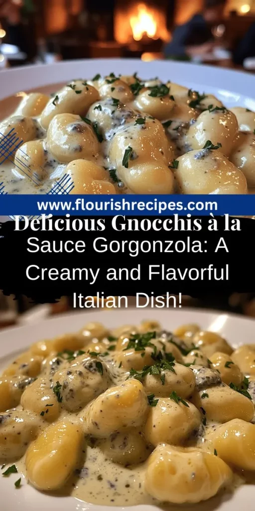 Indulge in the creamy deliciousness of Gnocchis à la Sauce Gorgonzola, a classic Italian comfort dish that's both easy to make and perfect for any occasion. Discover the simple ingredients and straightforward steps to create pillowy gnocchi paired with a bold Gorgonzola sauce that will impress your family and friends. Ready to elevate your cooking game? Click through for the full recipe and transform your next meal into a gourmet experience!