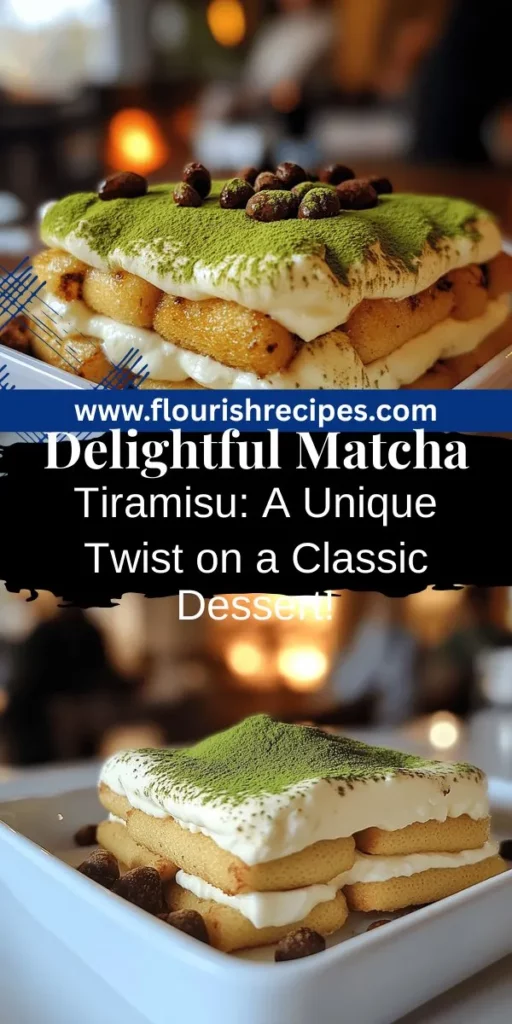 Craving a unique dessert? Try this delightful Matcha Tiramisu! This layered masterpiece combines rich matcha with creamy mascarpone for an unforgettable treat. Perfect for both newbies and seasoned bakers, this recipe guides you through every step to impress family and friends. Want to add a healthy twist? Discover alternative ingredients and variations that enhance this classic dessert. Click to explore the full recipe and elevate your dessert game!