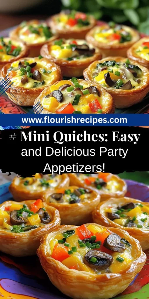 Discover the joy of making mini quiches, the ultimate party appetizer that everyone will adore! This delightful recipe guide offers easy instructions, creative filling ideas, and handy tips to customize your mini quiches for any occasion. Perfect for brunches, dinners, or celebrations, these bite-sized treats are sure to impress your guests. Click through to explore the full recipes and start creating your own delicious mini quiches today!