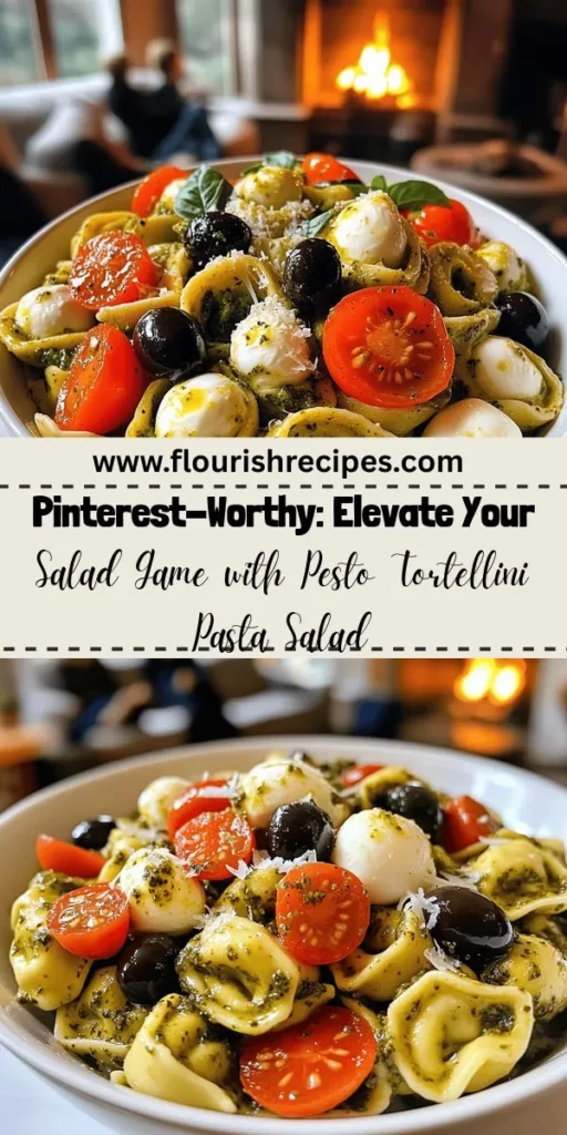 Looking for a quick, vibrant meal? The Pesto Tortellini Pasta Salad is your perfect dish! Loaded with fresh ingredients like cheese tortellini, cherry tomatoes, and mozzarella, this salad bursts with flavor. Discover easy tips for preparation, cooking, and creative variations to make it your own. Whether as a side or main dish, this salad is sure to impress. Click through to get the full recipe and elevate your salad game today!