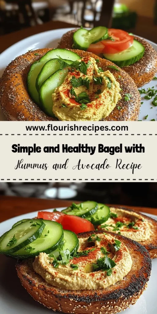 Discover the deliciousness of Bagel au Houmous et Avocat, a simple and healthy treat that's perfect for any meal! Packed with nutritious ingredients like whole grain bagels, creamy avocado, and protein-rich hummus, this dish will tantalize your taste buds. Explore fun variations and preparation tips to customize your bagel experience. Click through for the full recipe and start creating your new favorite snack today!