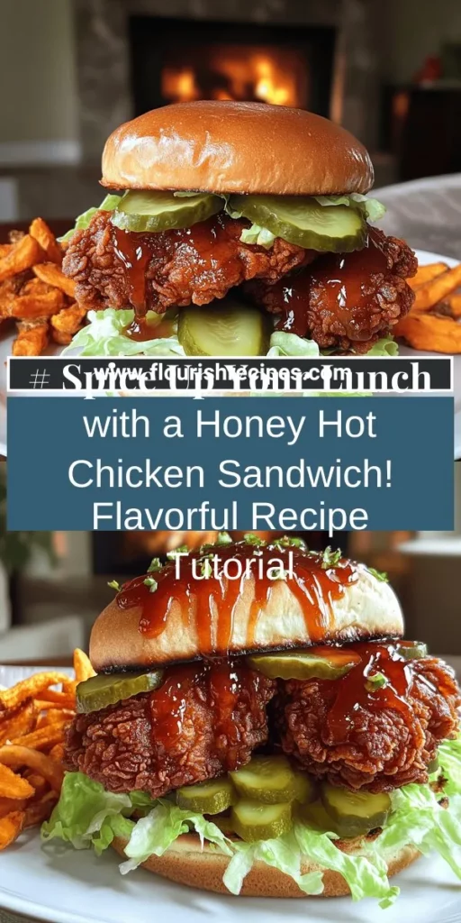 Spice up your lunchtime with the delicious Honey Hot Chicken Sandwich! This flavorful and simple recipe combines sweet and spicy elements that will tantalize your taste buds. Learn how to create a juicy chicken thigh, a perfect honey sauce, and choose the best toppings for an unforgettable meal. Ready to impress your friends and family? Click through to explore this recipe and discover all the mouthwatering tips you need to make your own at home!