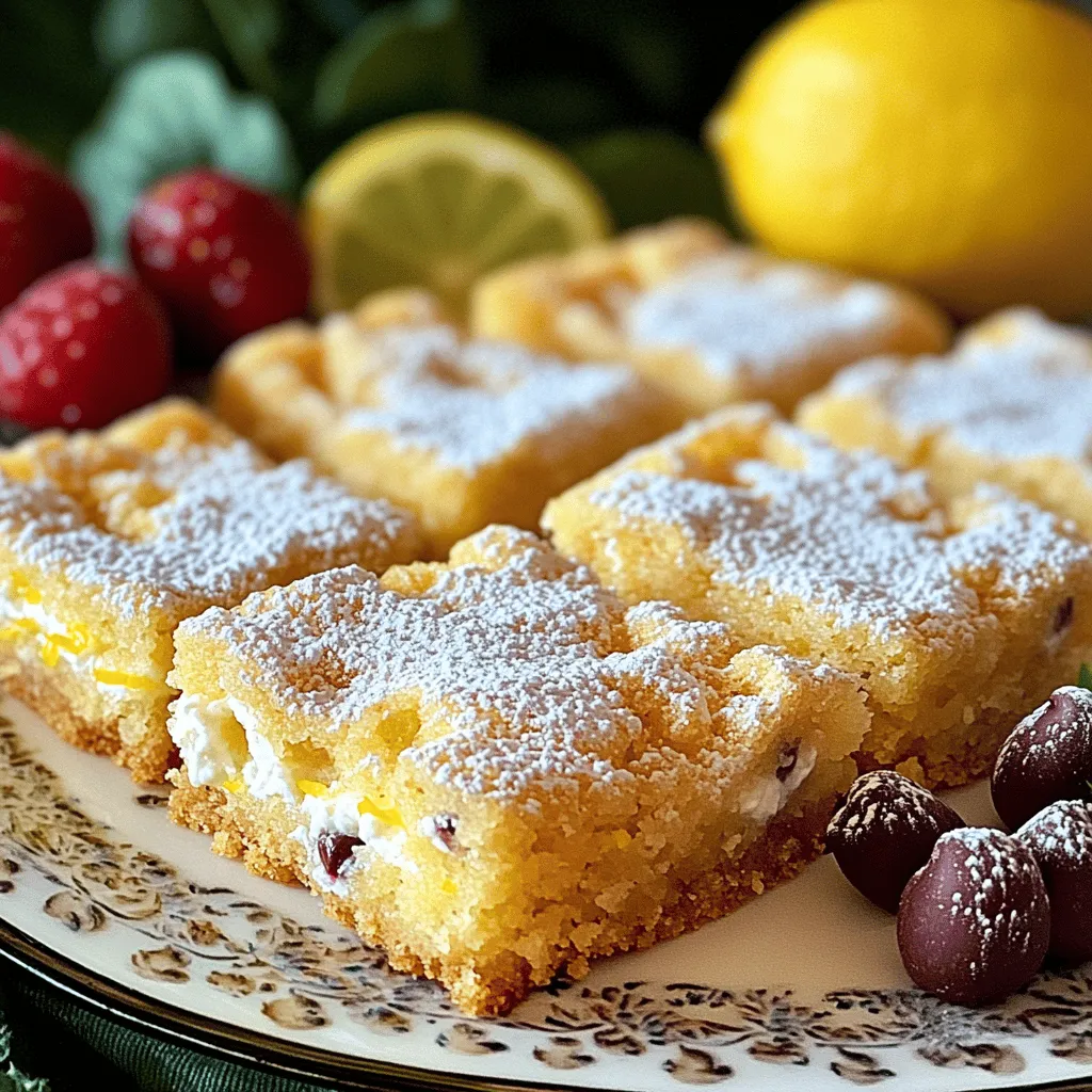 Italian Ricotta Cookie Bars are soft, sweet treats made with ricotta cheese. This simple dessert shines with a unique flavor and texture. They are different from other cookie recipes because they use ricotta, which adds moisture and richness. The bars are light, fluffy, and melt in your mouth.