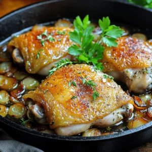 The key ingredients for Ina Garten's Chicken with Shallots recipe include chicken thighs, shallots, and garlic. You also need olive oil, salt, black pepper, smoked paprika, thyme, honey, and chicken broth. Each ingredient plays a vital role in making this dish flavorful and satisfying.
