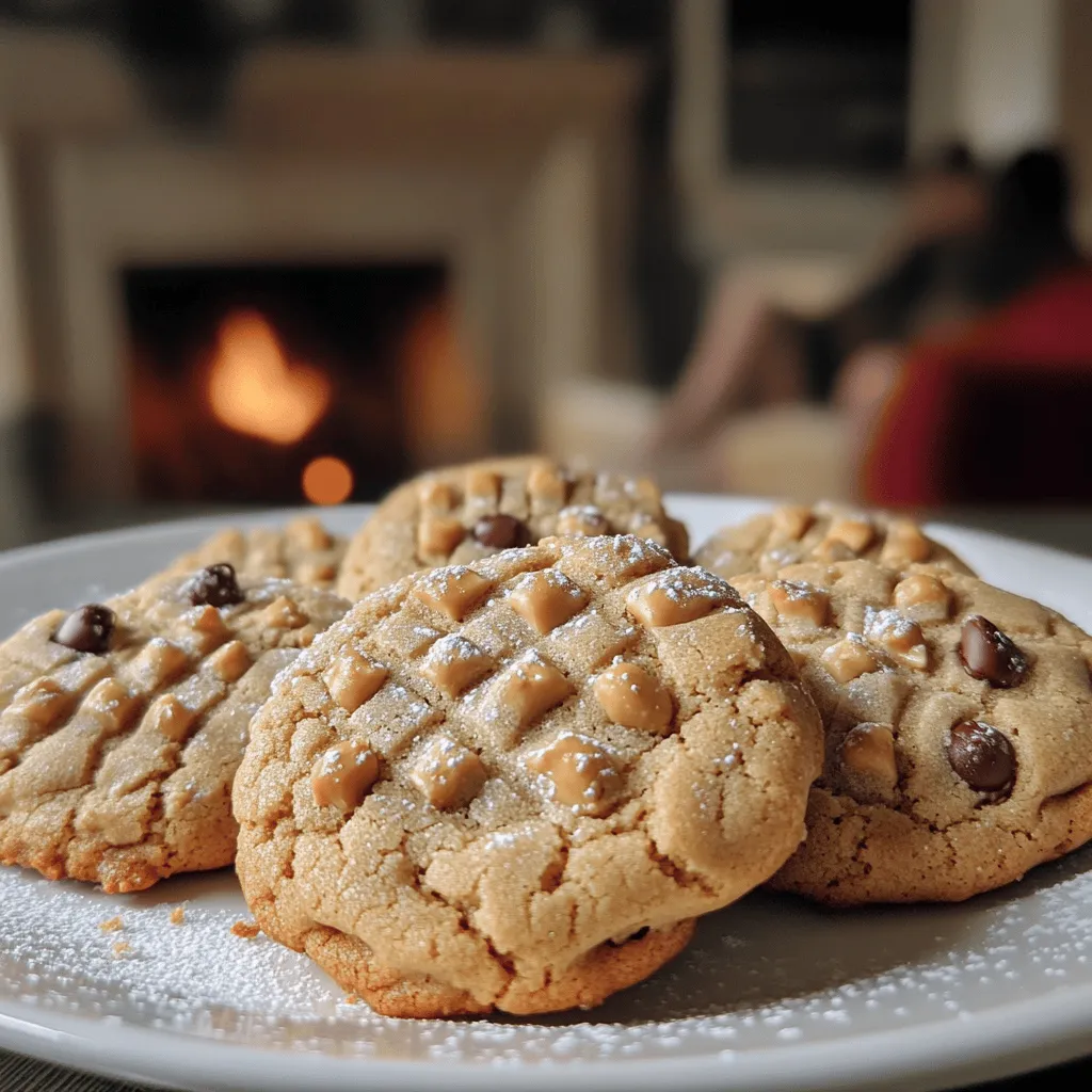 To make Cookies au Beurre de Cacahuète, you need simple ingredients. The main ones are peanut butter, brown sugar, egg, and vanilla. These bring the cookie together.
