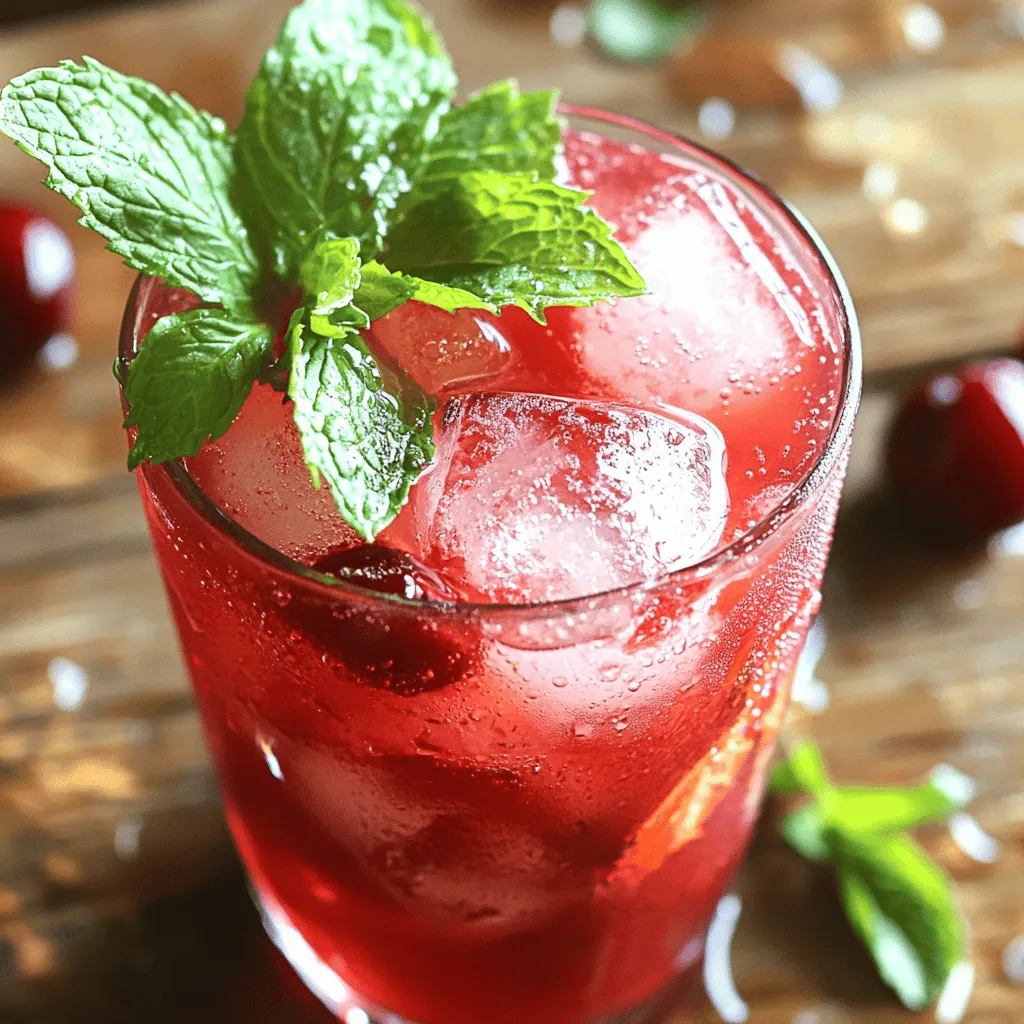 To make cherry agua fresca, you need a few simple ingredients. The main one is fresh cherries. You will need two cups of cherries, pitted and halved. Next, you need four cups of water. This will help create a light and refreshing drink.