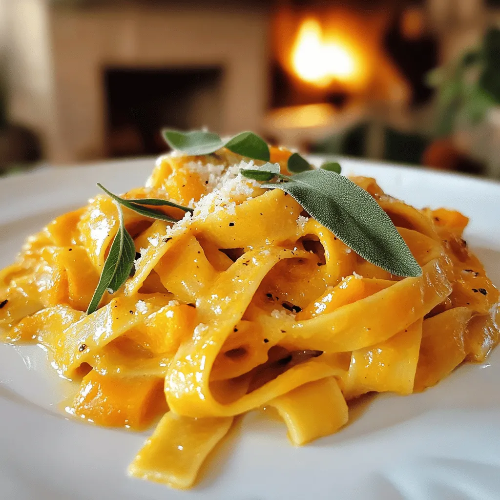 To make delicious pâtes crémeuses à la courge butternut, you need key ingredients. First, choose your pasta. I love using fettuccine or penne. They hold the sauce well, making every bite creamy and tasty.
