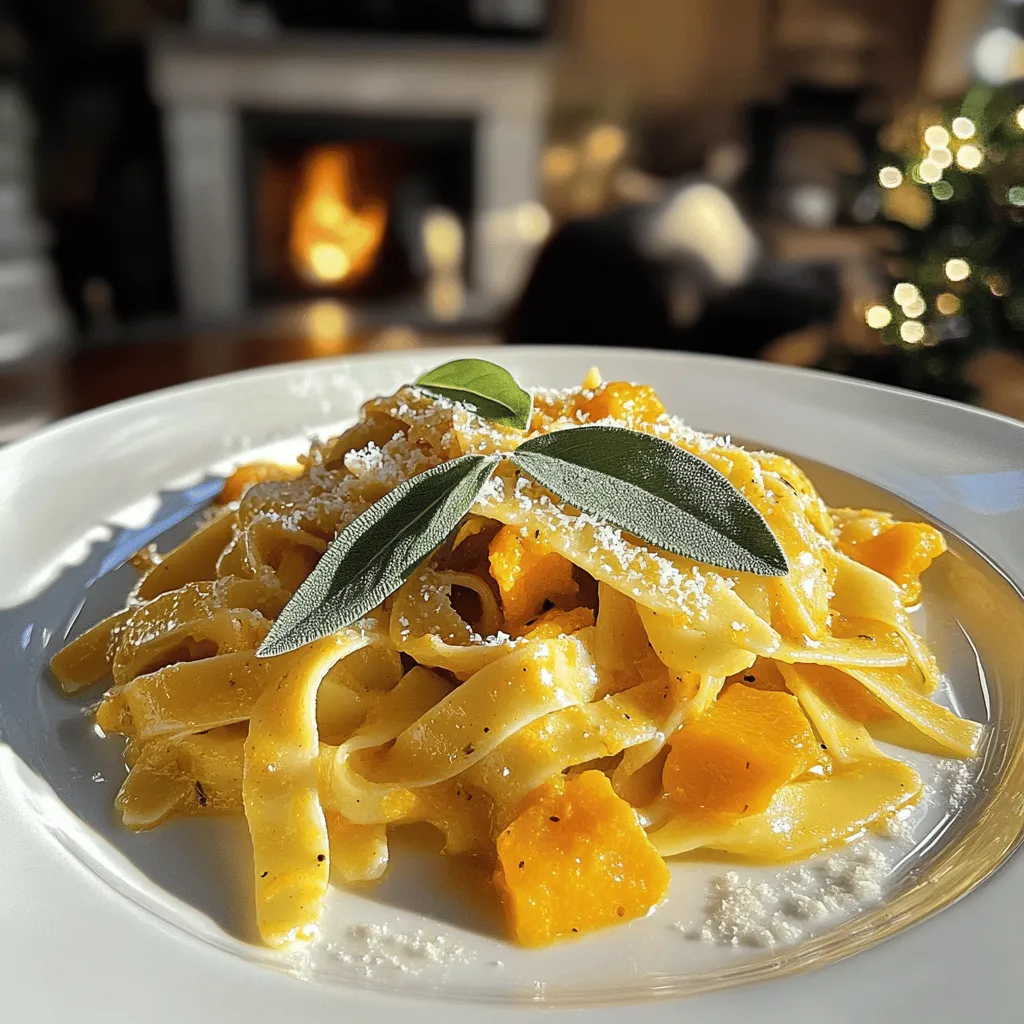 To make delicious pâtes crémeuses à la courge butternut, you need key ingredients. First, choose your pasta. I love using fettuccine or penne. They hold the sauce well, making every bite creamy and tasty.