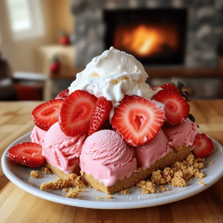 Strawberry shortcake ice cream bars are a fun twist on the classic dessert. They blend creamy ice cream with fresh strawberries and a crunchy graham cracker base. This treat captures all the joy of summer in one bite. You can enjoy them anytime, especially on warm days.