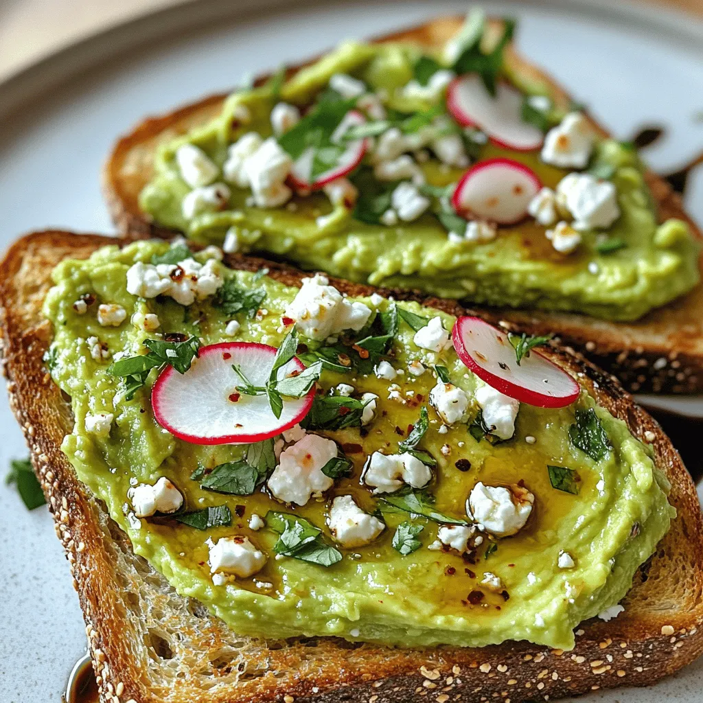 For a tasty avocado toast, you need a few key ingredients. The base is whole grain bread. This gives the toast a hearty texture. Next, you need a ripe avocado. This creamy fruit is the star of the dish.