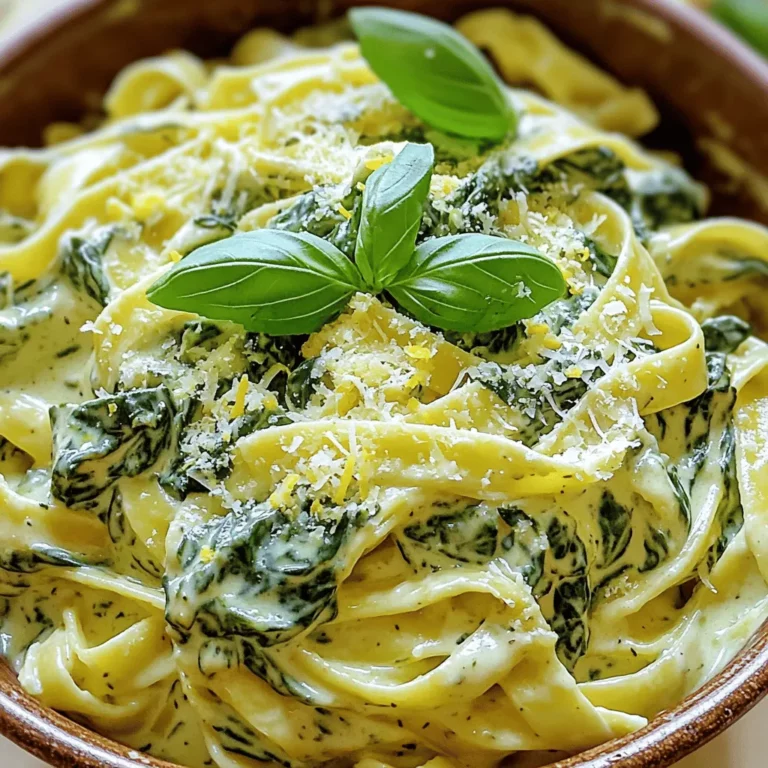 For creamed spinach pasta, you need a few key ingredients. Start with 8 ounces of pasta. Fettuccine or penne work best. Next, grab 2 cups of fresh spinach. Wash and chop it before cooking. You will also need 1 cup of heavy cream. This makes the sauce rich and creamy.