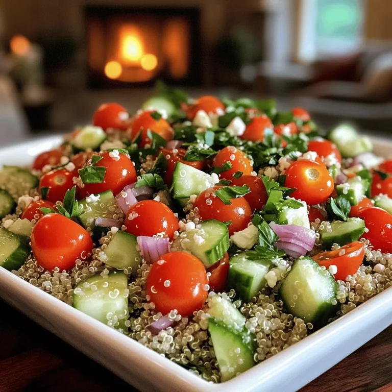 In my quinoa salad recipe, the ingredients shine. At the heart, you have quinoa. This grain is packed with protein and fiber. It also cooks light and fluffy. You can enjoy it hot or cold.