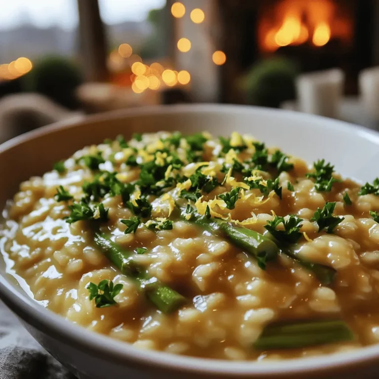 For a great risotto with asparagus and parmesan, you need simple, fresh ingredients. Here’s what I use: