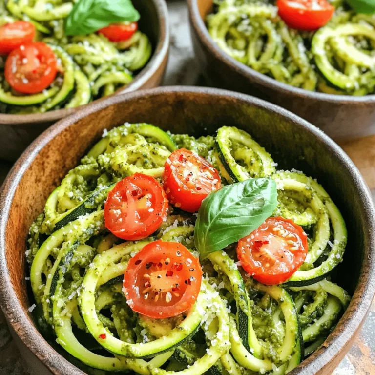 Zucchini noodles, often called "zoodles," are noodles made from fresh zucchini. They have become a favorite for many. People enjoy them as a healthy alternative to traditional pasta. Making zoodles is easy, fun, and adds a colorful twist to your meals.