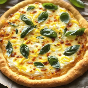 For a great lemon basil pizza, you need fresh and bright flavors. The core ingredients are simple yet bold.