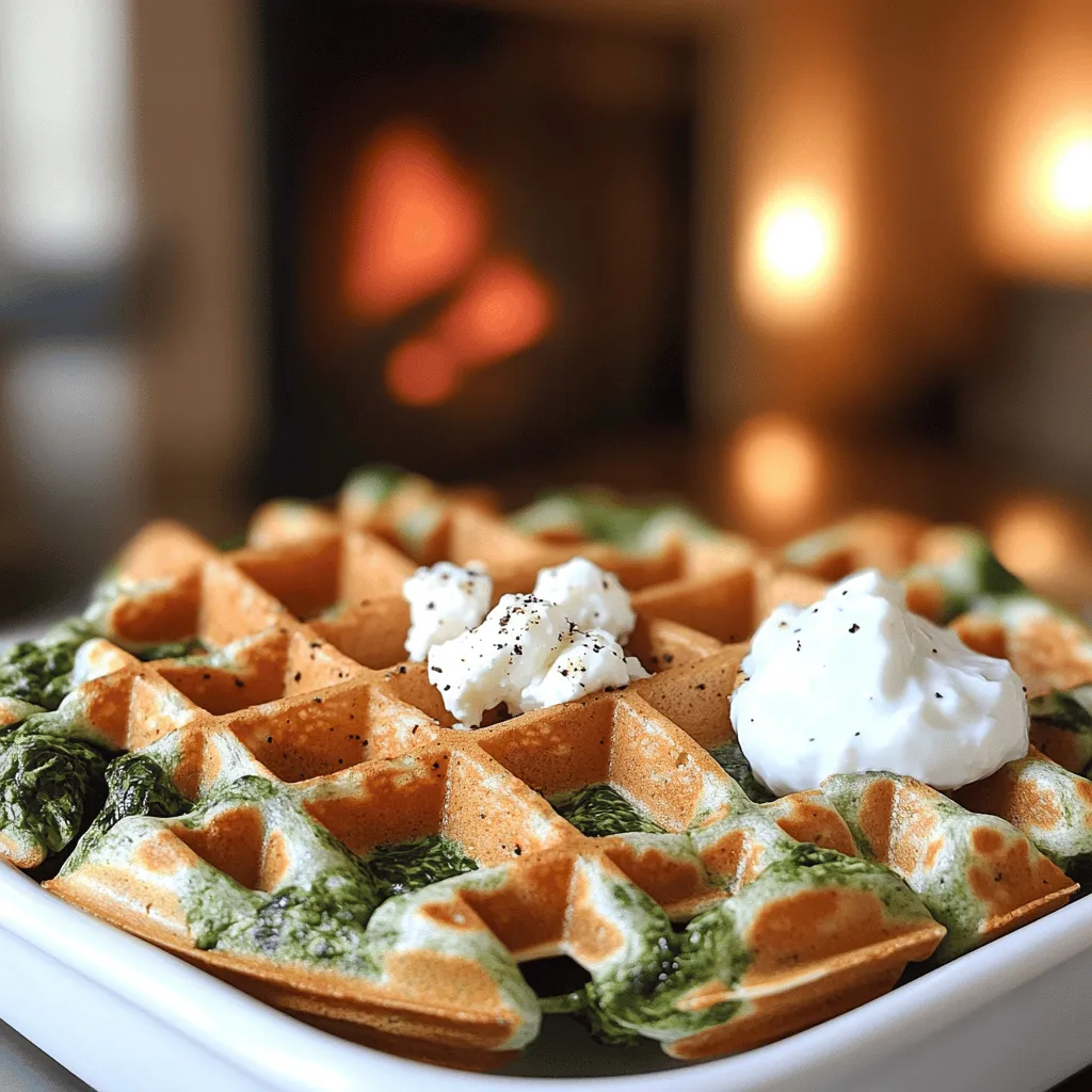 To make gaufres épinards feta, we need a few key ingredients. The main base for the batter includes all-purpose flour and whole wheat flour. You will need 2 cups of fresh spinach, finely chopped. Feta cheese adds a creamy touch, so grab 1 cup of crumbled feta.